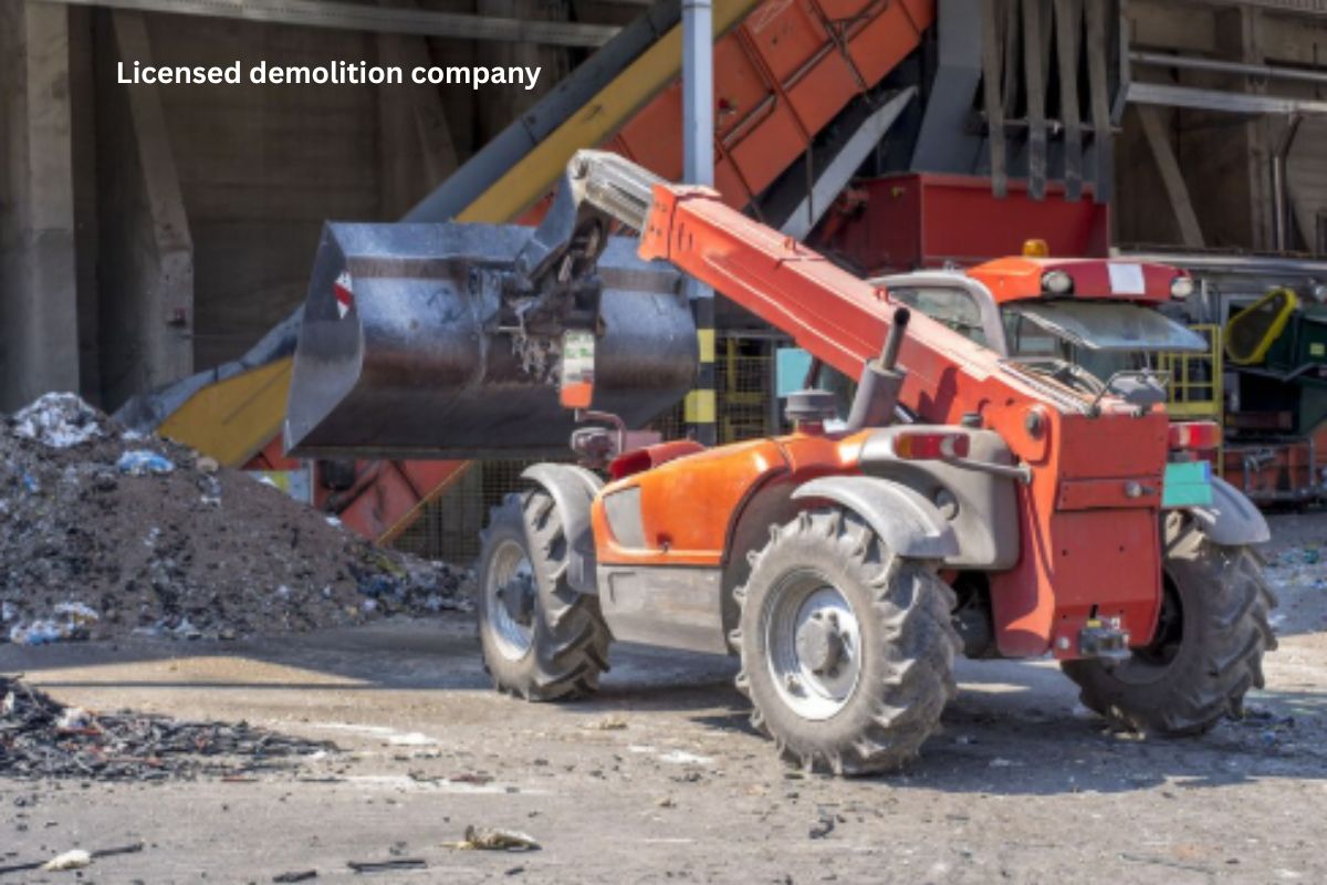 Licensed demolition company